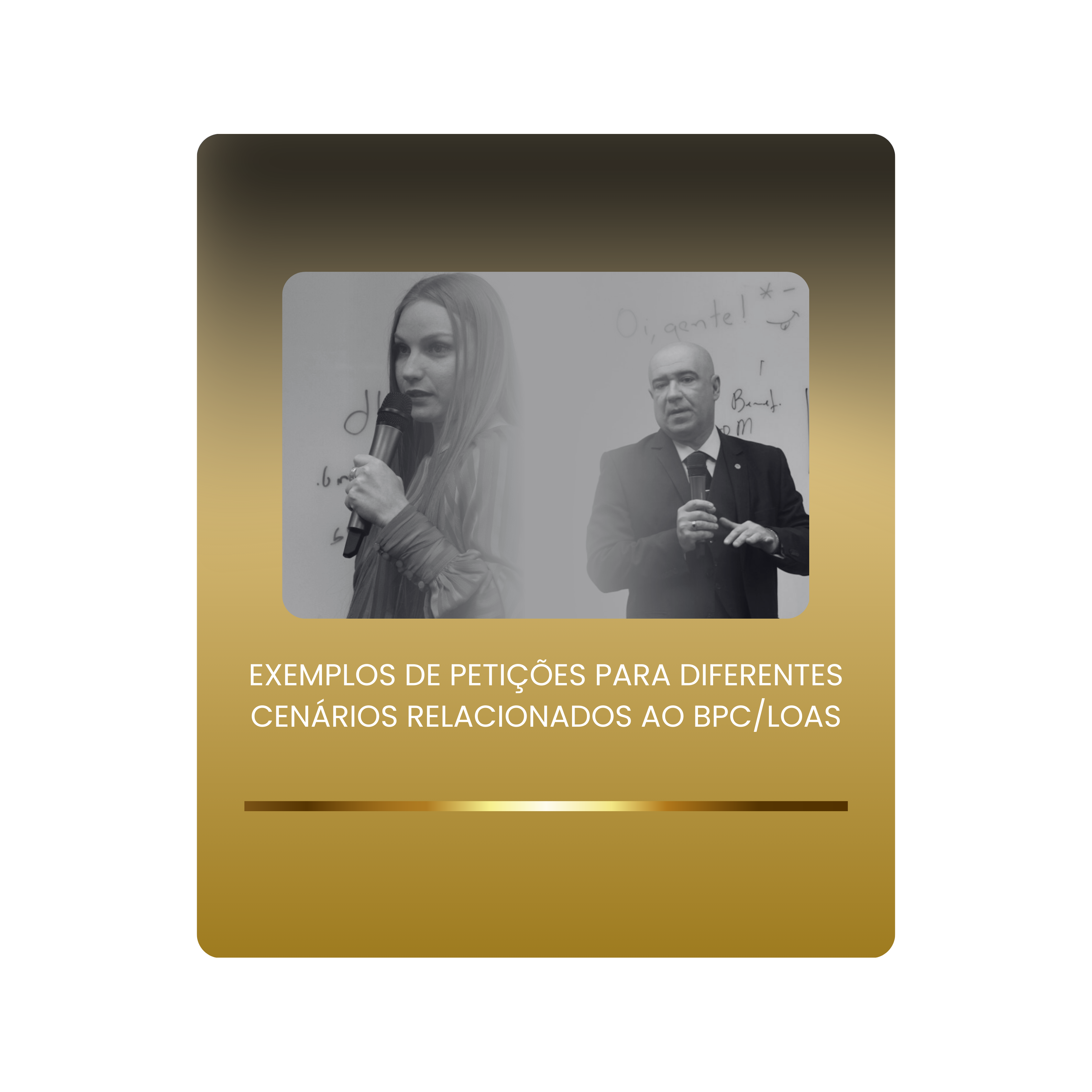 Exemplos de petições para diferentes cenários relacionados ao BPC/LOAS